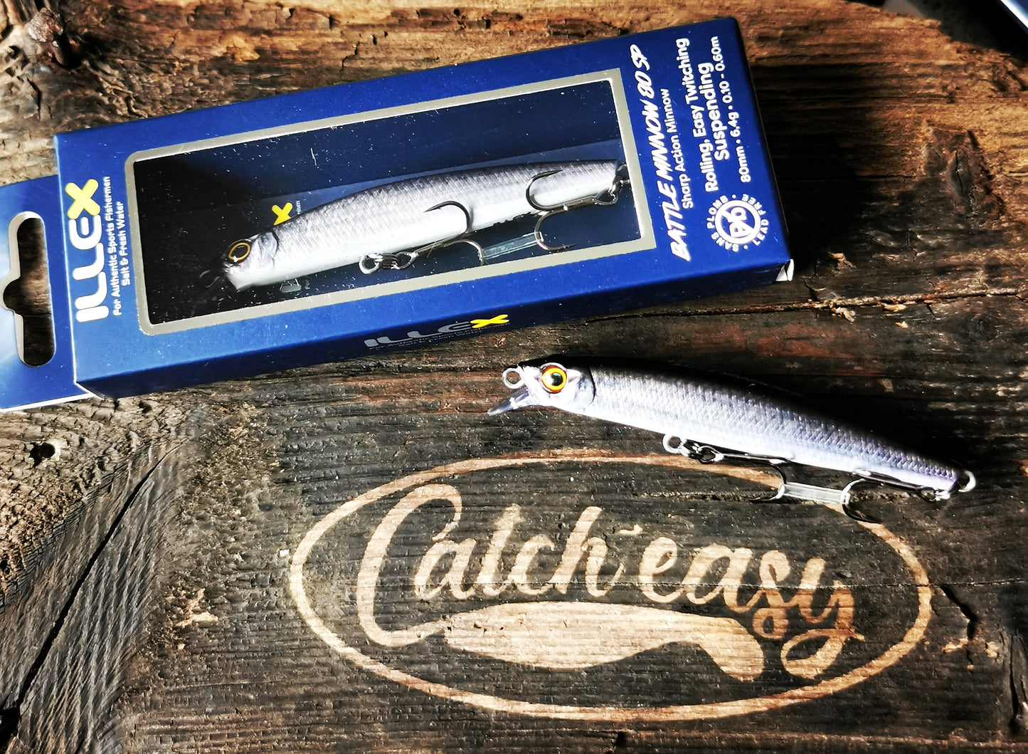 Illex Battle Minnow 80 SP Sexy Baitfish