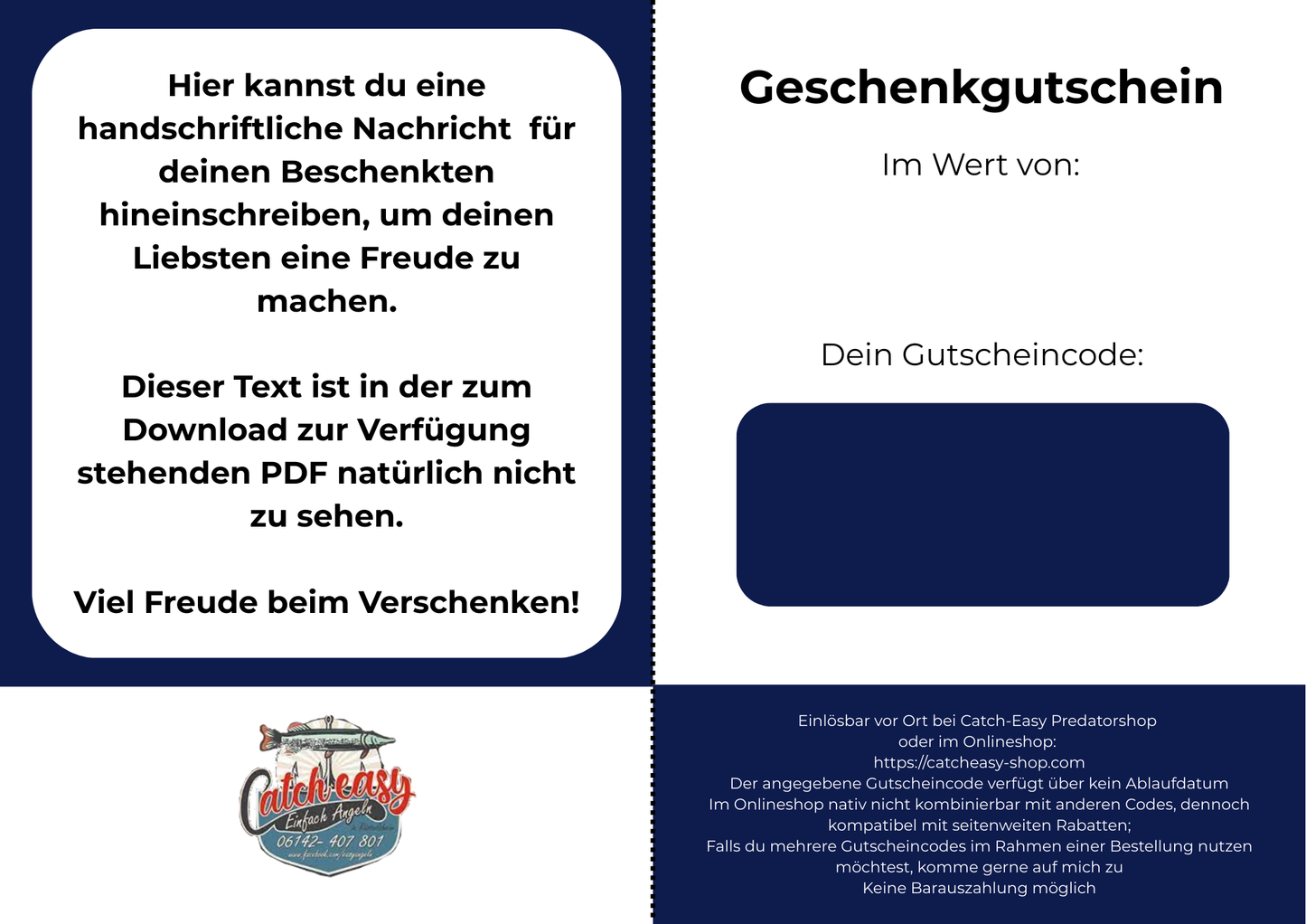 Catch-Easy Gutschein