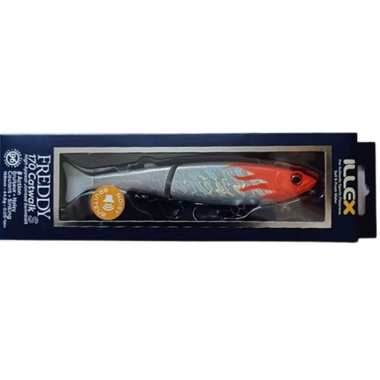 Illex Freddy 170 CW Noisy Spezialfarbe Red Flame Akoya